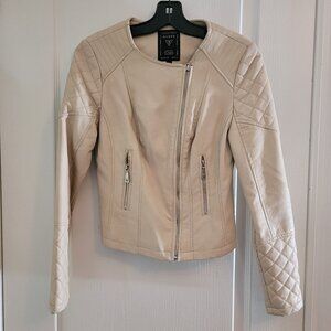GUESS? Women's Faux Leather Jacket